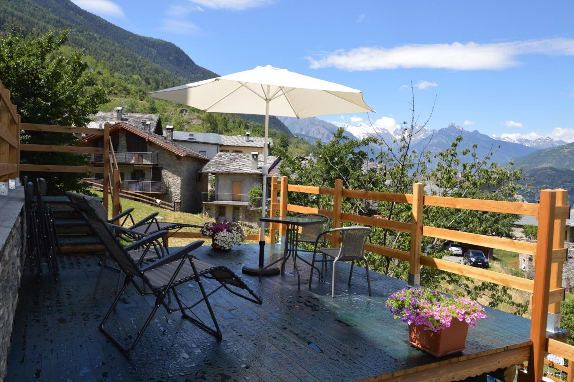 Chambres d'hôtes La Moraine Enchantée Aosta Exterior foto