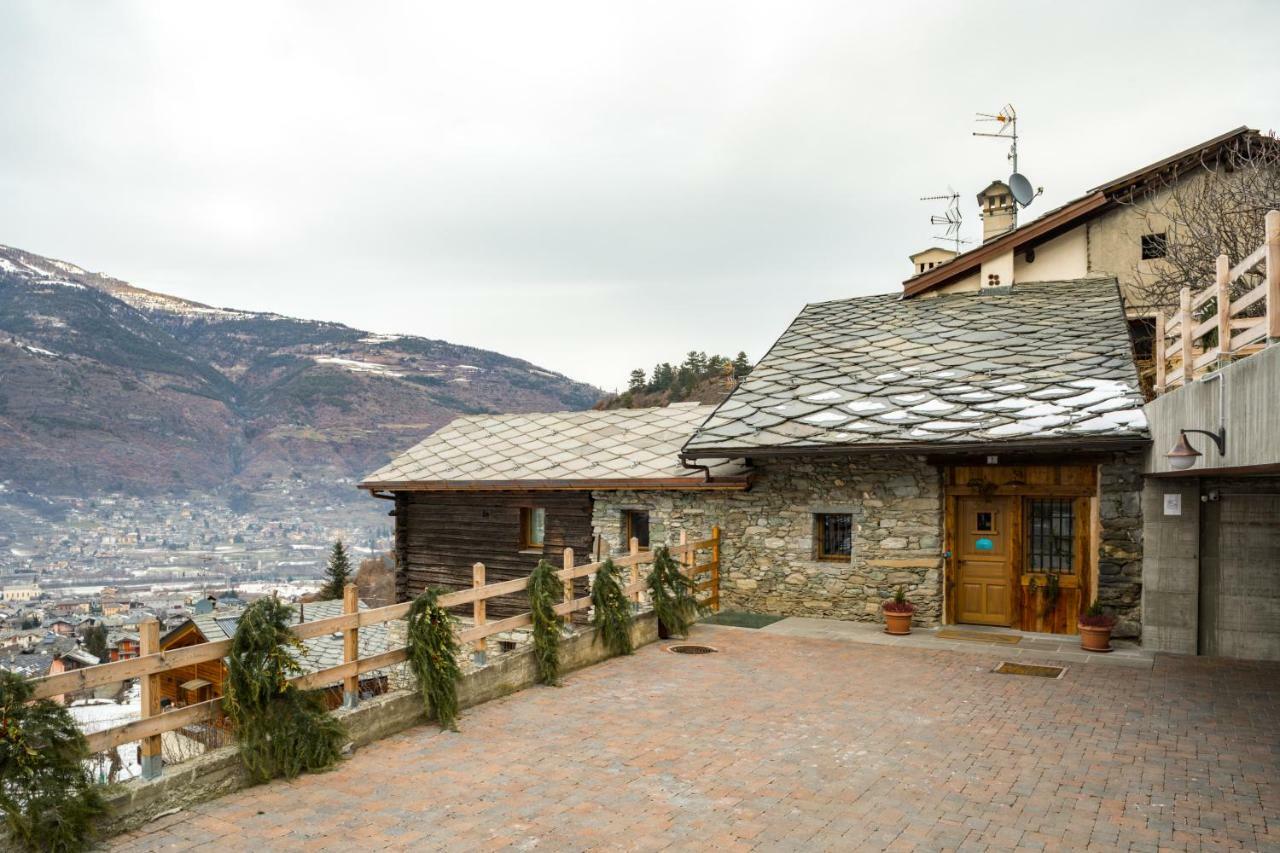 Chambres d'hôtes La Moraine Enchantée Aosta Exterior foto